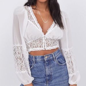 Flower Lace Blouse For‎ Love and Lemons